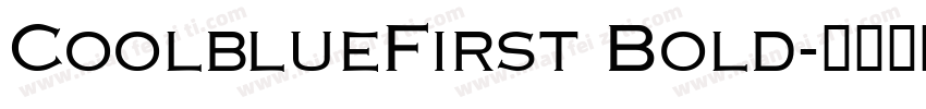 CoolblueFirst Bold字体转换